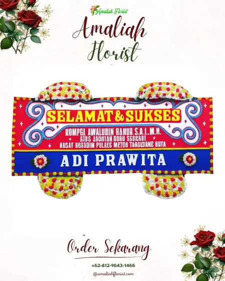 Papan Bunga Ucapan Selamat Kadugede